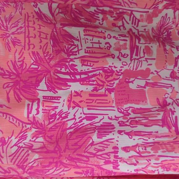 Lilly Pulitzer Simone Shift Dress in Cheeky Melon Rule Breakers Toile Size 10 - Picture 5 of 5